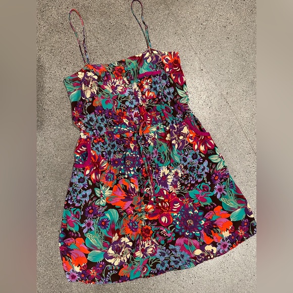 Silk Mini Dress - Picture 1 of 7